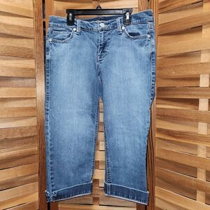 New York & Company Denim Capris Jeans Women's Size 6 Cotton Spandex